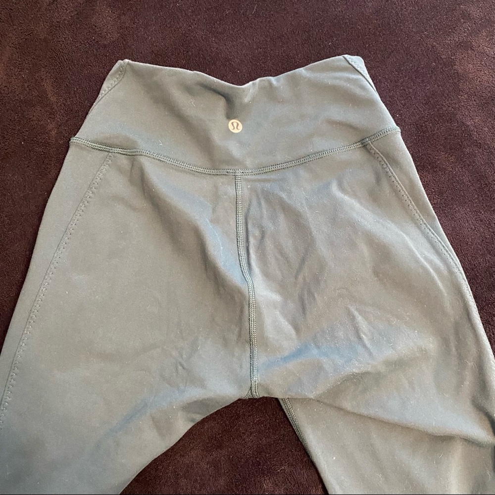 RARE Lululemon braided mesh align leggings
